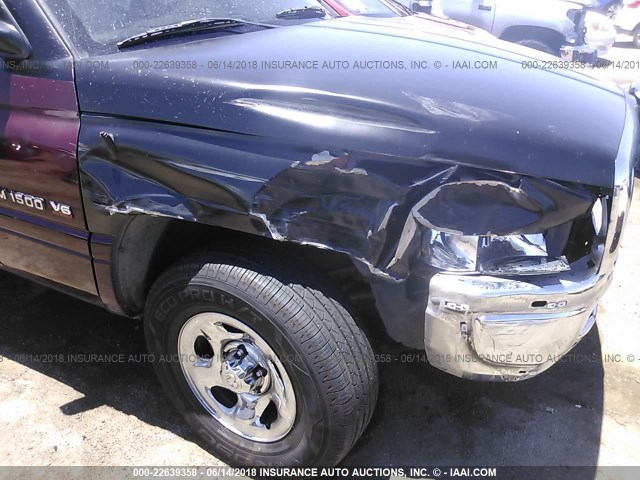 1B7HC16X4YS581829 - 2000 DODGE RAM 1500 MAROON photo 6