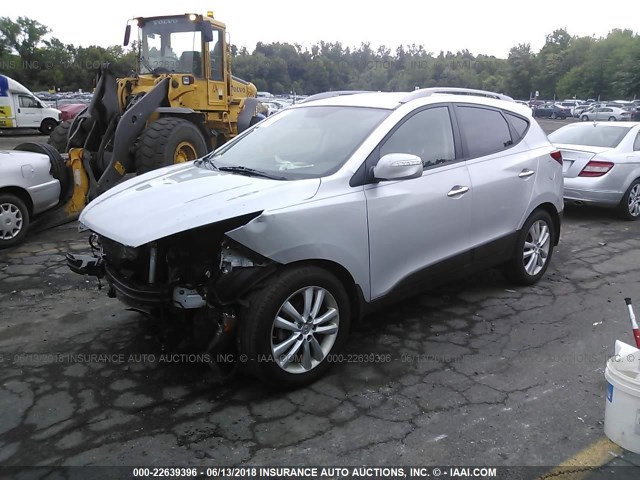 KM8JU3AC5BU135002 - 2011 HYUNDAI TUCSON GLS/LIMITED 银色 照片 2