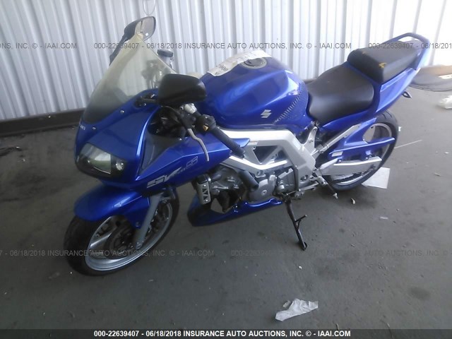 JS1VP53A442103509 - 2004 SUZUKI SV650 BLUE photo 2