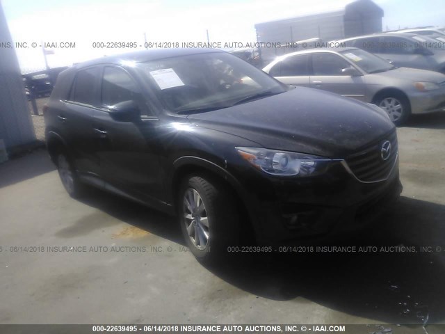 JM3KE2CY2G0747981 - 2016 MAZDA CX-5 TOURING BLACK photo 1