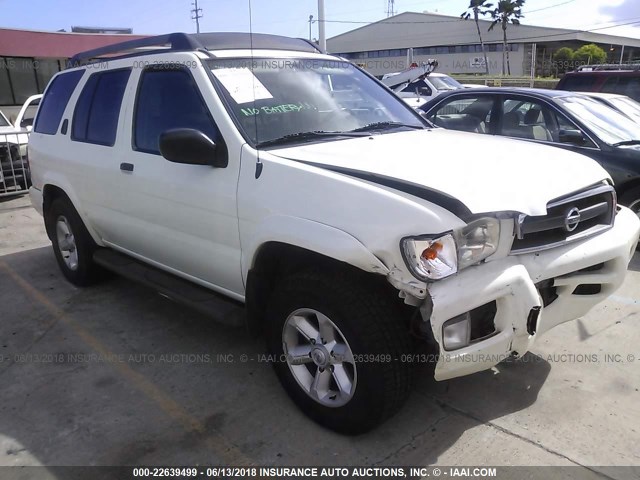 JN8DR09Y73W813308 - 2003 NISSAN PATHFINDER LE/SE WHITE photo 1