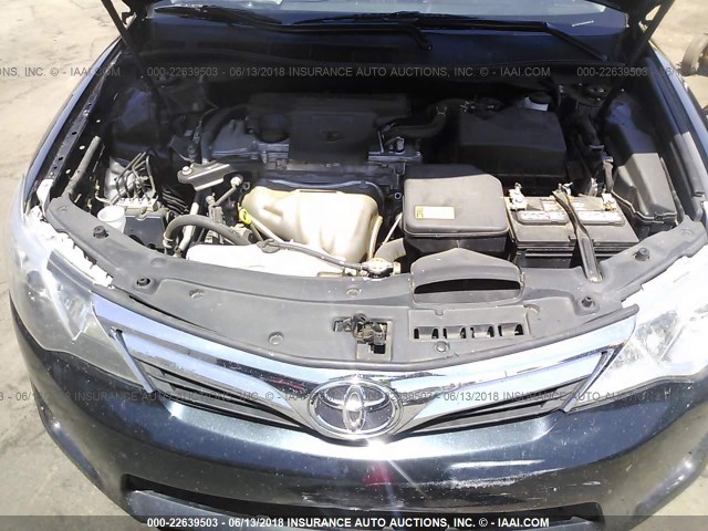 4T1BF1FK5CU529054 - 2012 TOYOTA CAMRY SE/LE/XLE მწვანე ფოტო 10
