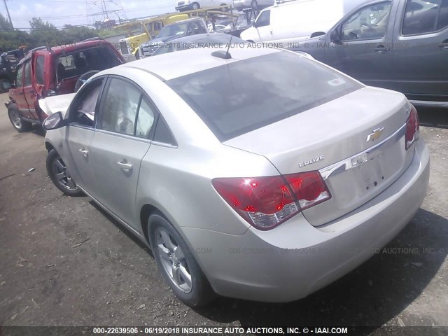 1G1PE5SBXG7122693 - 2016 CHEVROLET CRUZE LIMITED LT SILVER photo 3