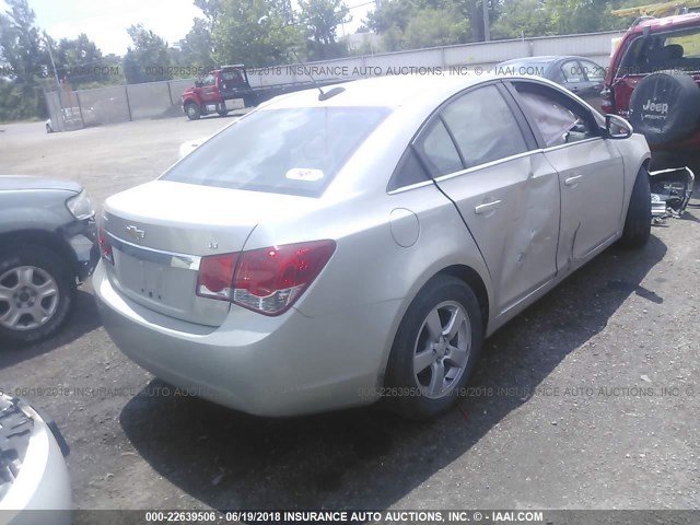 1G1PE5SBXG7122693 - 2016 CHEVROLET CRUZE LIMITED LT SILVER photo 4