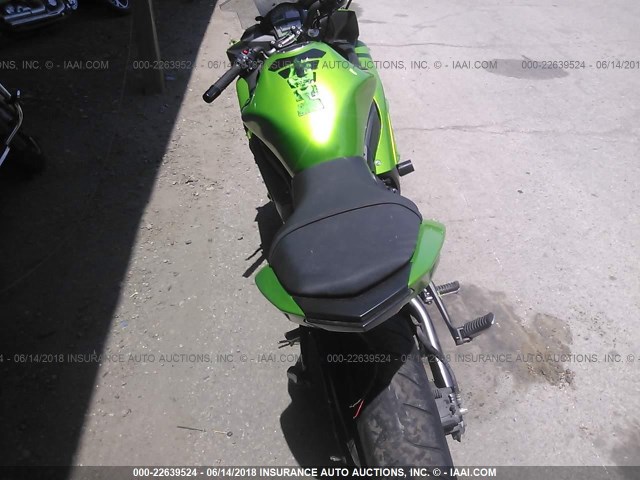 JKAEXEE18CDA06140 - 2012 KAWASAKI EX650 EC GREEN photo 6