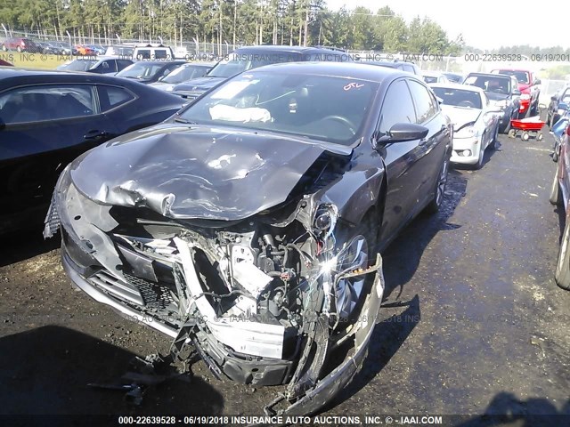 1C3CCCBG2FN516053 - 2015 CHRYSLER 200 S GRAY photo 2