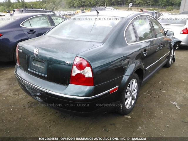 WVWRH63B61E146469 - 2001 VOLKSWAGEN PASSAT GLX 绿色 照片 3