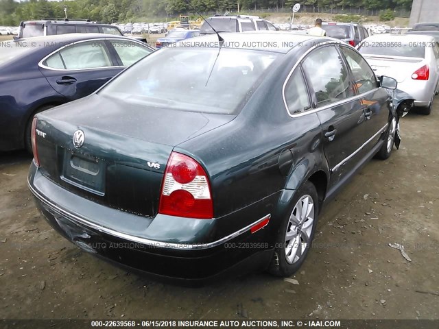 WVWRH63B61E146469 - 2001 VOLKSWAGEN PASSAT GLX 绿色 照片 4