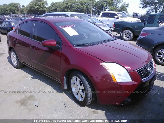 3N1AB61EX8L699635 - 2008 NISSAN SENTRA 2.0/2.0S/2.0SL MAROON photo 1