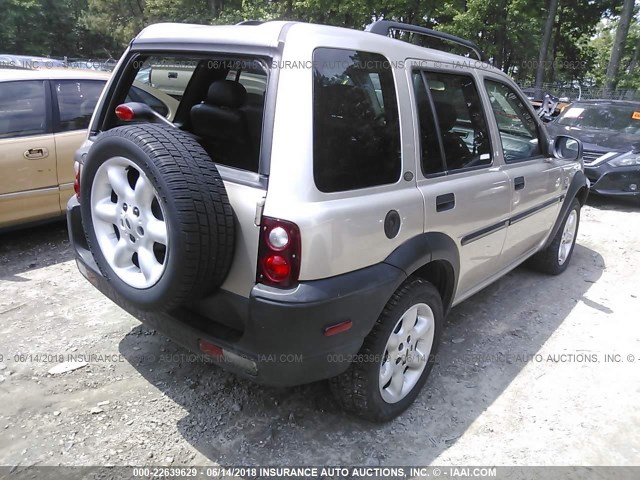 SALNY22203A258969 - 2003 LAND ROVER FREELANDER SE TAN photo 4