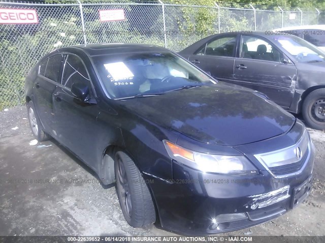 19UUA8F55DA015210 - 2013 ACURA TL TECH BLACK photo 1