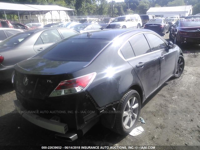 19UUA8F55DA015210 - 2013 ACURA TL TECH BLACK photo 4