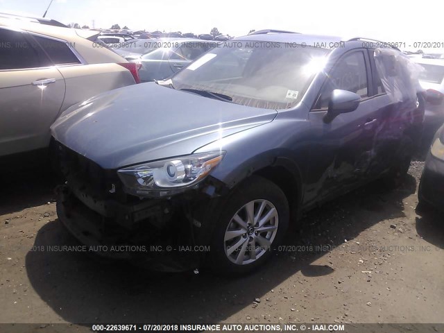 JM3KE4CY2G0831889 - 2016 MAZDA CX-5 TOURING BLUE photo 2