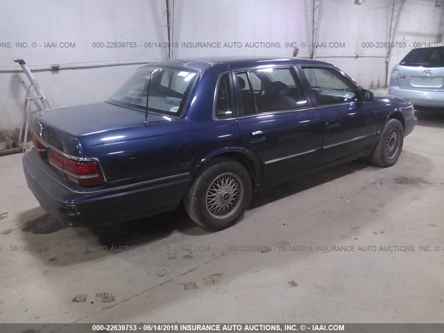 1LNLM9743RY790256 - 1994 LINCOLN CONTINENTAL EXECUTIVE BLUE photo 4