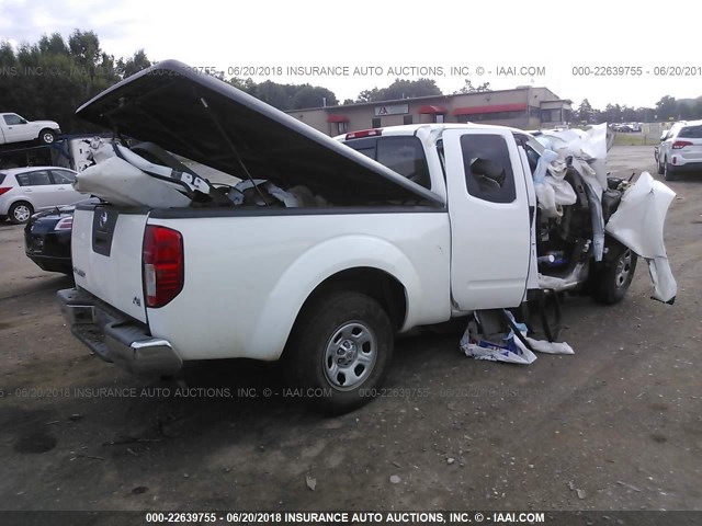1N6BD06T36C404185 - 2006 NISSAN FRONTIER KING CAB XE WHITE photo 4