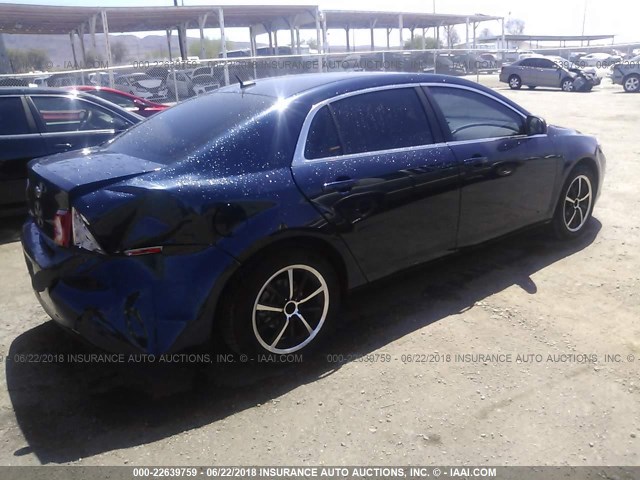 1G1ZB5E16BF388327 - 2011 CHEVROLET MALIBU LS ლურჯი ფოტო 4