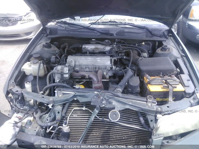 4T1BG22K21U047275 - 2001 TOYOTA CAMRY CE/LE/XLE GREEN photo 10