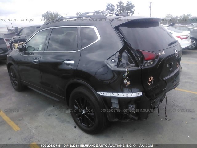 5N1AT2MT4JC726029 - 2018 NISSAN ROGUE S/SL BLACK photo 3