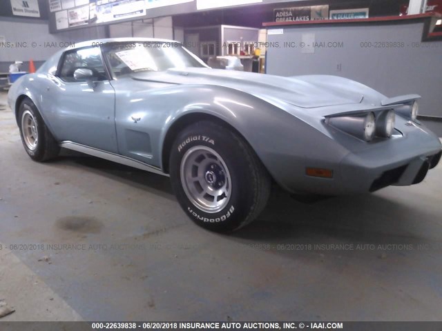 1Z37X7S423913 - 1977 CHEVY CORVETTE  Light Blue photo 6