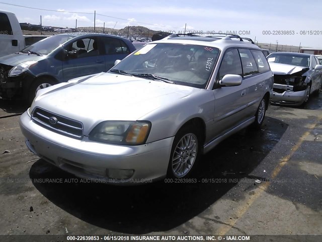 4S3BH645327301057 - 2002 SUBARU LEGACY GT SILVER photo 2