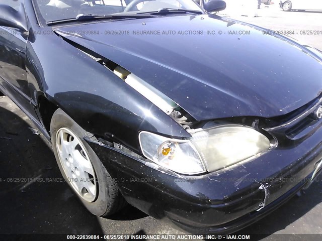1NXBR12E7YZ352599 - 2000 TOYOTA COROLLA VE/CE/LE 黑色 照片 6