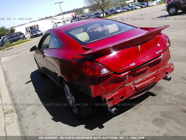 1G2ZM171164125658 - 2006 PONTIAC G6 GTP RED photo 3