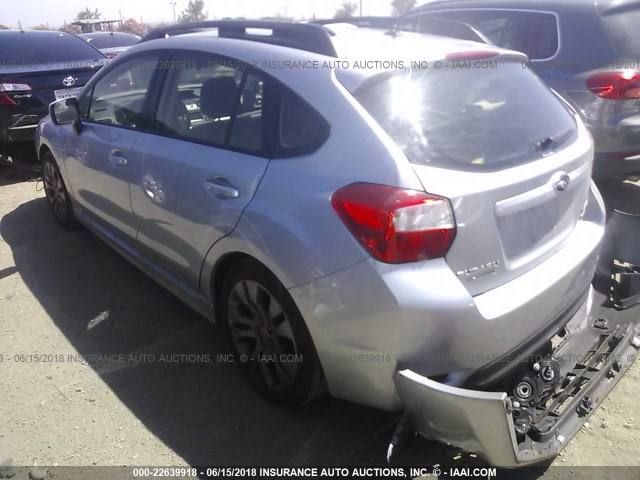 JF1GPAR61E8335919 - 2014 SUBARU IMPREZA SPORT LIMITED SILVER photo 3