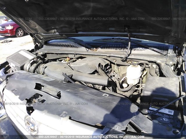 1GYEC63T34R104516 - 2004 CADILLAC ESCALADE LUXURY შავი ფოტო 10