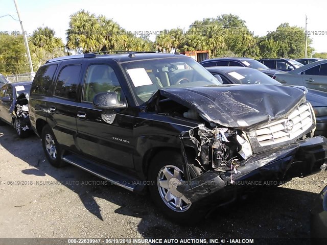 1GYEC63T34R104516 - 2004 CADILLAC ESCALADE LUXURY შავი ფოტო 6