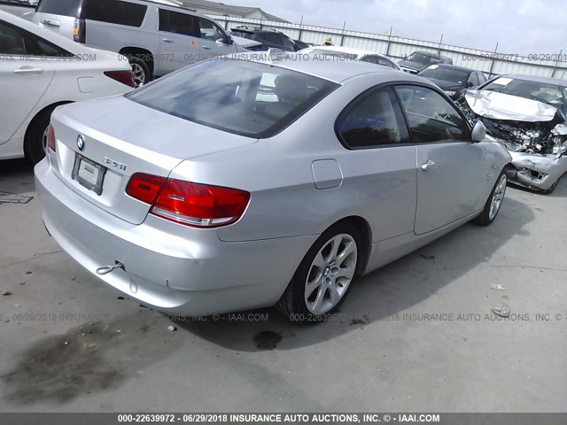 WBAWV5C54AP082045 - 2010 BMW 328 XI SULEV SILVER photo 4