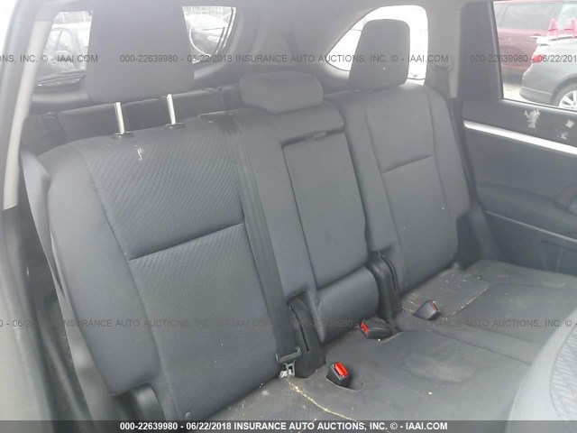 5TDBKRFH6FS098882 - 2015 TOYOTA HIGHLANDER LE/LE PLUS SILVER photo 8