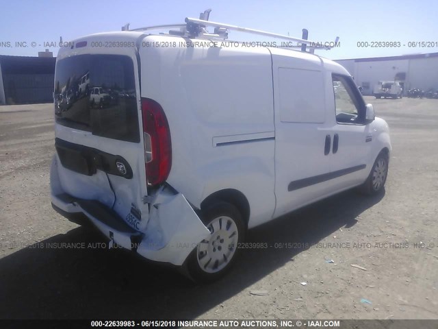 ZFBERFBT8G6C18304 - 2016 RAM PROMASTER CITY SLT WHITE photo 4