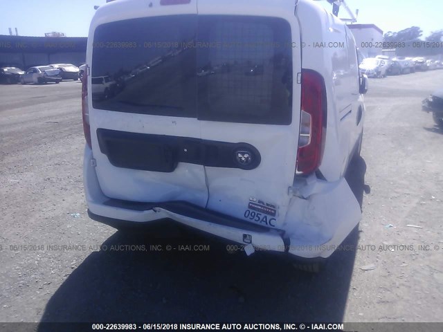 ZFBERFBT8G6C18304 - 2016 RAM PROMASTER CITY SLT 白色 照片 6