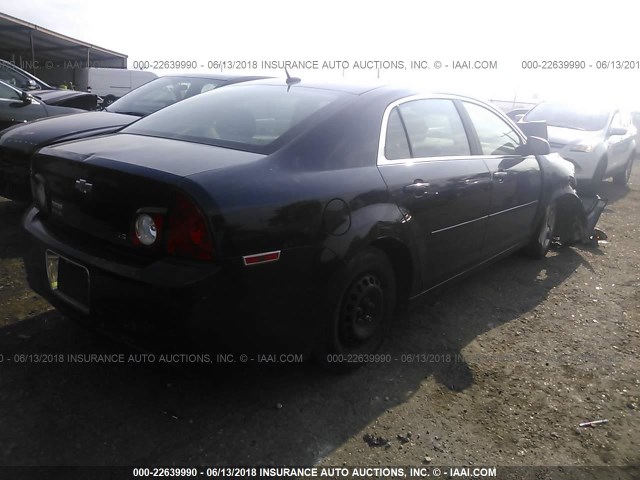 1G1ZG57B09F154024 - 2009 CHEVROLET MALIBU LS 蓝色 照片 4