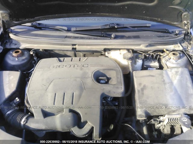 1G1ZC5E06CF168434 - 2012 CHEVROLET MALIBU 1LT 棕色 照片 10