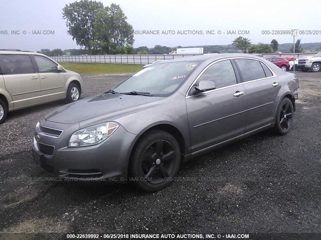 1G1ZC5E06CF168434 - 2012 CHEVROLET MALIBU 1LT 棕色 照片 2