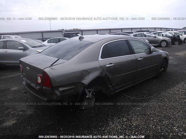 1G1ZC5E06CF168434 - 2012 CHEVROLET MALIBU 1LT 棕色 照片 4