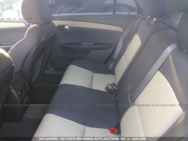 1G1ZC5E06CF168434 - 2012 CHEVROLET MALIBU 1LT 棕色 照片 8