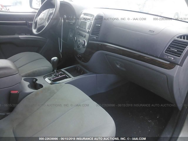 5XYZG3AB6BG084794 - 2011 HYUNDAI SANTA FE GLS TAN photo 5