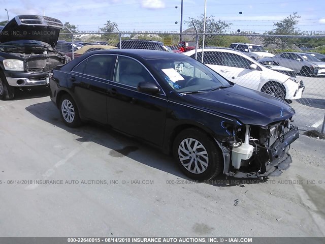 4T1BE46K98U748126 - 2008 TOYOTA CAMRY CE/LE/XLE/SE BLACK photo 1