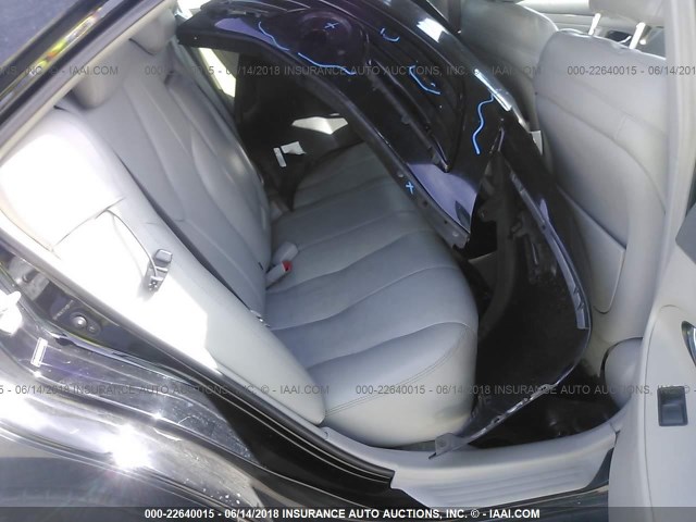 4T1BE46K98U748126 - 2008 TOYOTA CAMRY CE/LE/XLE/SE BLACK photo 8