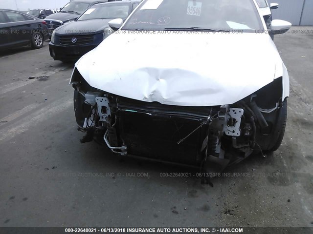 3VW4A7AJ9DM358857 - 2013 VOLKSWAGEN JETTA GLI WHITE photo 6