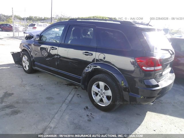 3D4PG1FG3BT503096 - 2011 DODGE JOURNEY MAINSTREET BLACK photo 3