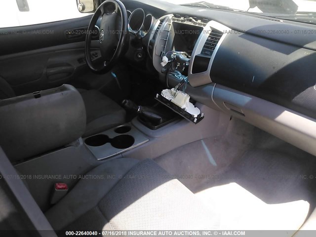 5TELU42N36Z222736 - 2006 TOYOTA TACOMA DOUBLE CAB შავი ფოტო 5