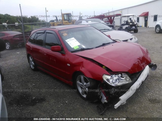 JM1BJ245631164939 - 2003 MAZDA PROTEGE PR5 RED photo 1