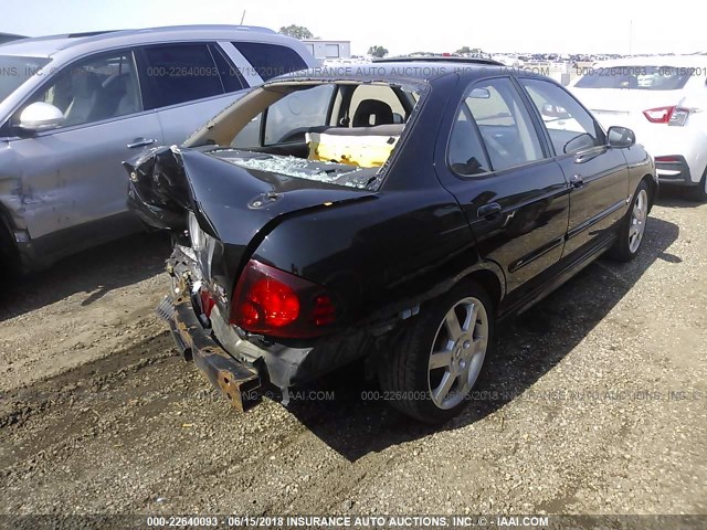 3N1AB51D25L483629 - 2005 NISSAN SENTRA SE-R SPEC V BLACK photo 4