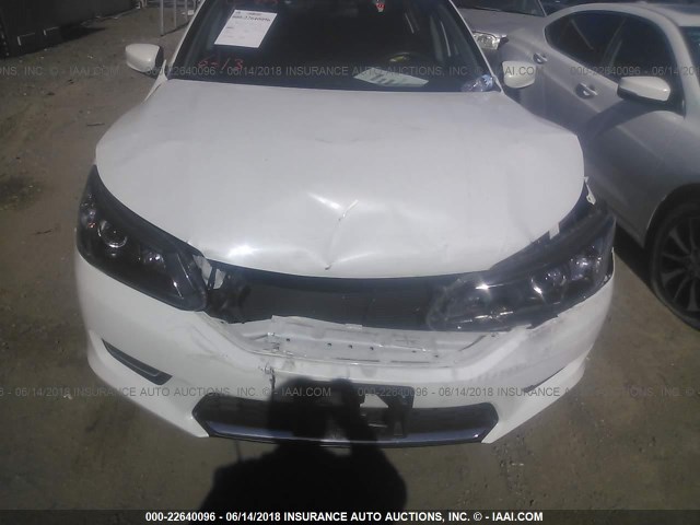 1HGCR2F58FA259857 - 2015 HONDA ACCORD SPORT WHITE photo 6