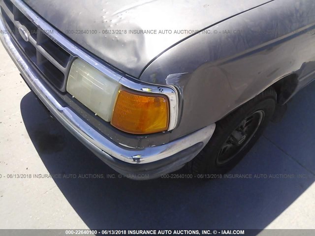 1FTCR14XXRPA99866 - 1994 FORD RANGER SUPER CAB GRAY photo 6