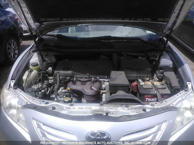 4T1BE46K87U187271 - 2007 TOYOTA CAMRY NEW GENERAT CE/LE/XLE/SE SILVER photo 10