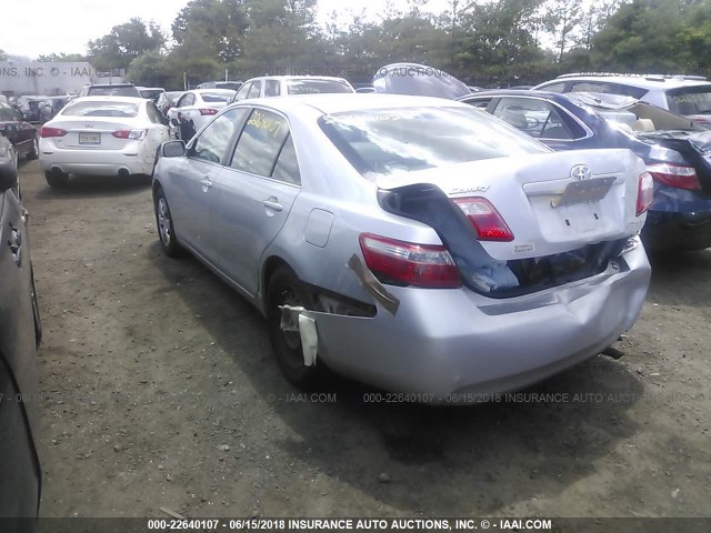 4T1BE46K87U187271 - 2007 TOYOTA CAMRY NEW GENERAT CE/LE/XLE/SE SILVER photo 3